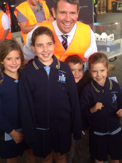 Cooper Family with Premier Mike Baird 