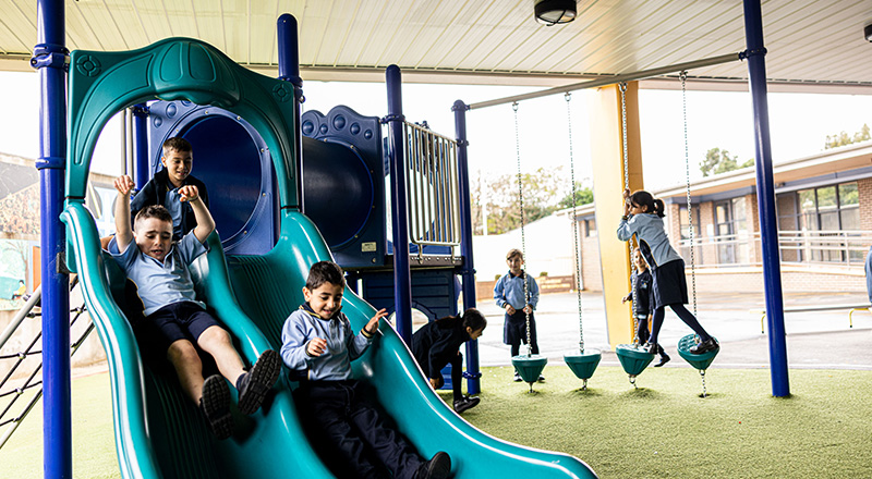 Infants Playground at St Monicas Primary North Parramatta